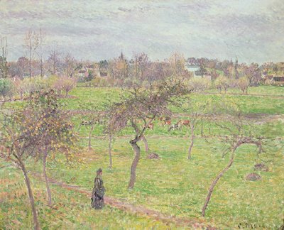 Apple Trees in a Meadow at Eragny, 1894 by Camille Jacob Pissarro