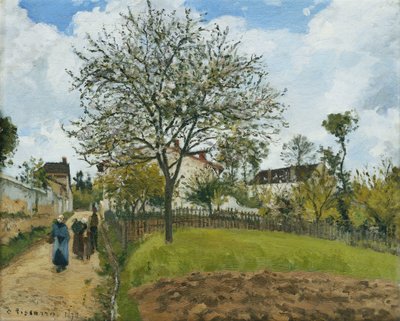 Landscape in Louveciennes by Camille Jacob Pissarro
