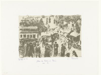 Place du Havre in Paris by Camille Jacob Pissarro