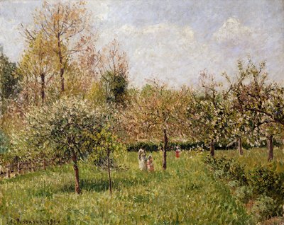 Spring at Eragny by Camille Jacob Pissarro