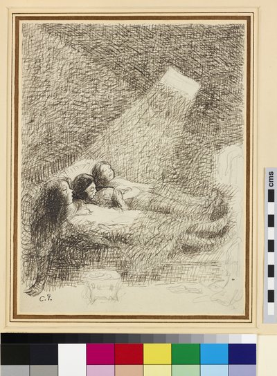 Study for The Asphyxia by Camille Jacob Pissarro