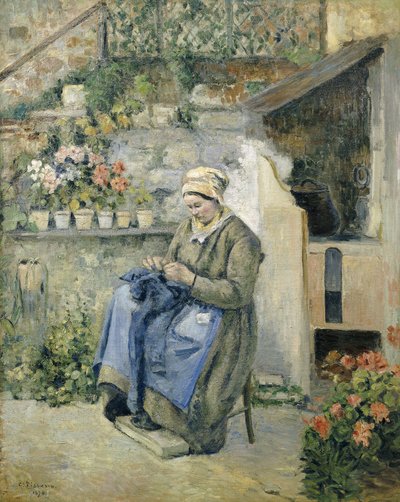 The Jolly Mother by Camille Jacob Pissarro