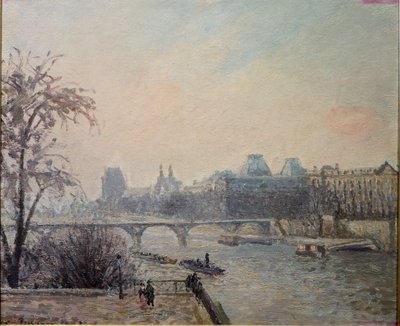 The Seine and the Louvre by Camille Jacob Pissarro