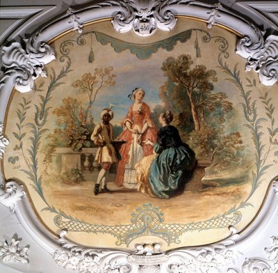 Taster in the park of Chantilly by Camille Joseph Etienne Roqueplan