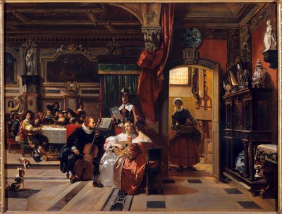 Van Dyck in London by Camille Joseph Etienne Roqueplan