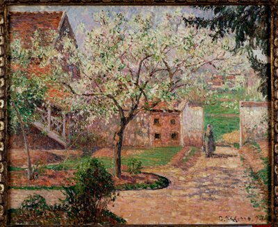 Garden in Eragny by Camille Jacob Pissarro