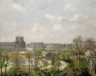 Jardin des Tuileries, Spring Morning by Camille Jacob Pissarro