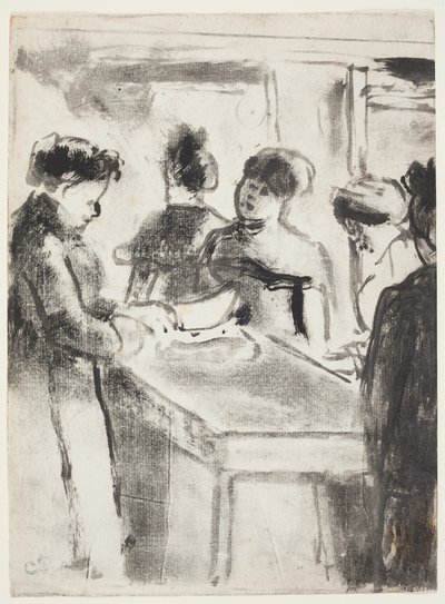 The Pork Butcher by Camille Jacob Pissarro