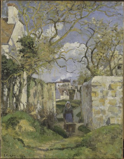 Landscape near Pontoise by Camille Jacob Pissarro