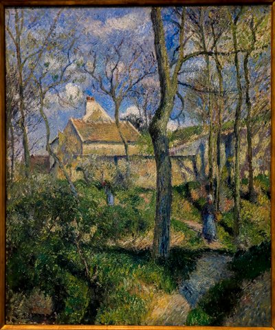 Path to Les Pouilleux, Pontoise. 1881 by Camille Pissarro