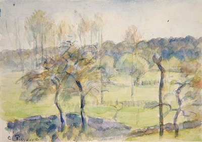 Spring by Camille Pissarro