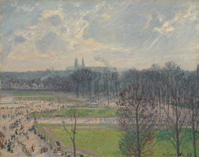 The Garden of the Tuileries on a Winter Afternoon, 1899 by Camille Jacob Pissarro