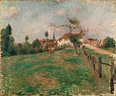The Village of Eragny by Camille Pissarro