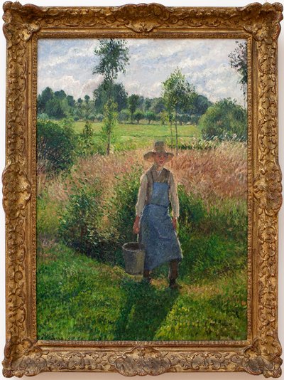 The gardener by Camille Jacob Pissarro