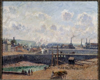 View of Dieppe, Duquesne Basin by Camille Jacob Pissarro