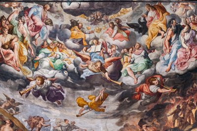 Angels playing music (detail) by Camillo Procaccini