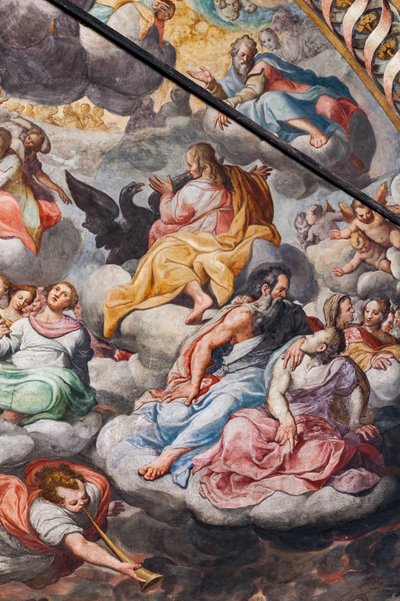 Angels playing music (detail) by Camillo Procaccini