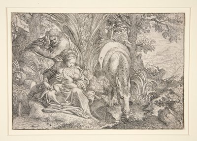Rest on the Flight into Egypt by Camillo Procaccini