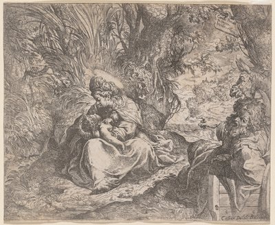 The Rest on the Flight into Egypt by Camillo Procaccini