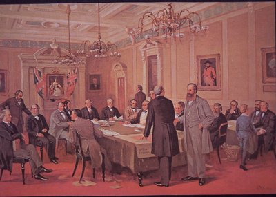 British North America Act 1867, resulting in Canada by Canadian School