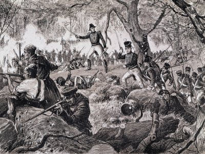 The Battle of Chateauguay, 26th October 1813 by Canadian School