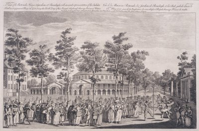 View of the Rotunda, Ranelagh House, at a Ball to Celebrate the Birthday of HRH, the Prince of Wales, 24th May 1751, engraved by Parr by Canaleti