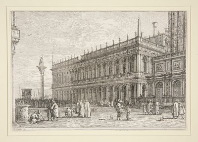 La Libreria, from the series Vedute (Views) by Canaletto (Giovanni Antonio Canal)