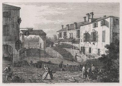 The Locks of Dolo, from the series Views by Canaletto (Giovanni Antonio Canal)