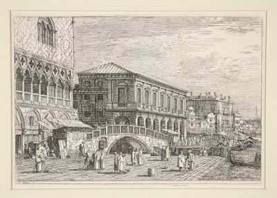 The Prison, Venice, from the series Vedute (Views) by Canaletto (Giovanni Antonio Canal)