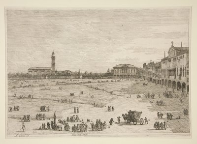 Prato della Valle, from the series Views by Canaletto (Giovanni Antonio Canal)