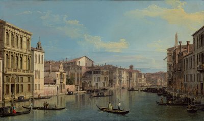 The Grand Canal in Venice from Palazzo Flangini to Campo San Marcuola by Canaletto (Giovanni Antonio Canal)