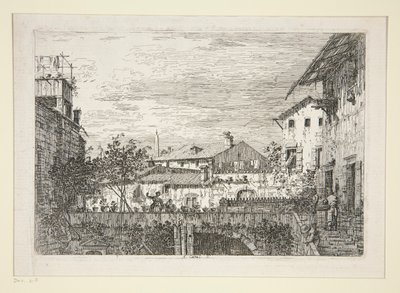 The Terrace, from the Series Views by Canaletto (Giovanni Antonio Canal)
