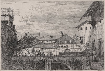 The Terrace, from the series Views by Canaletto (Giovanni Antonio Canal)