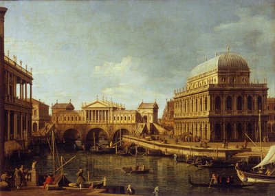 Capriccio with the Palladian Architecture by Canaletto