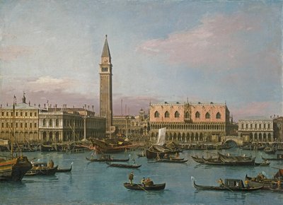 The Piazzetta and Bacino di San Marco by Canaletto