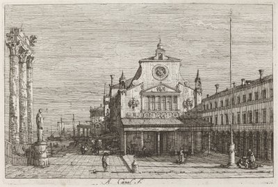 Imaginary View of S. Giacomo di Rialto by Canaletto