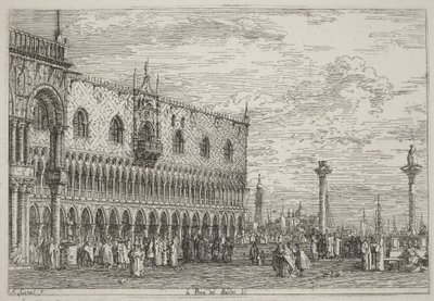 The Stone of the Proclamation. V. by Canaletto