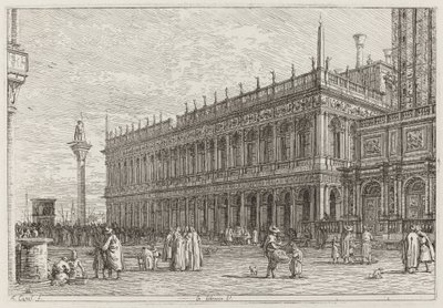 The Library. V. [upper left], in or before 1742 by Canaletto
