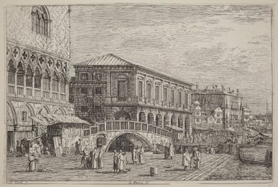 The Prison. V. by Canaletto