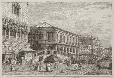The Prison. V. by Canaletto