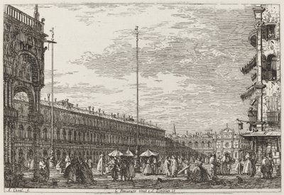 Le Procuratie niove e S. Ziminian V. [upper right] by Canaletto