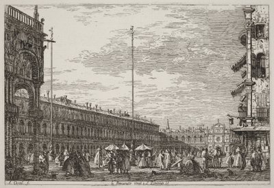 The New Procuratie and S. Ziminian V. [upper right] by Canaletto