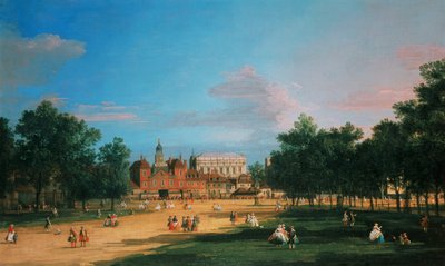 Old Horse Guards and the Banqueting Hall, Whitehall from St James