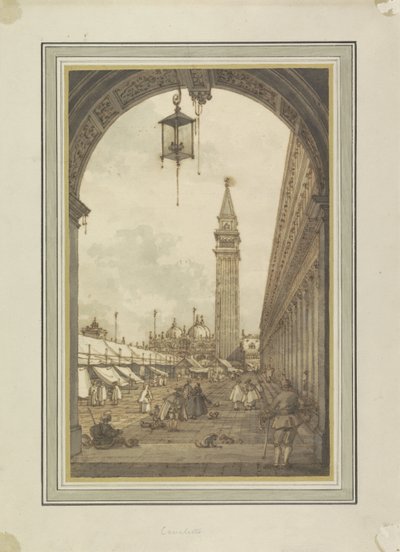 Piazza San Marco, Venice, Seen from the South-west by Canaletto