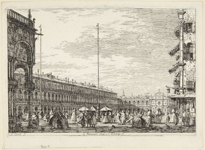 Piazza San Marco with the Procuratie Nuove and San Geminiano by Canaletto