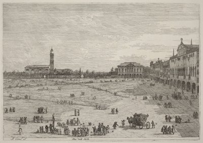 Pra della Valle by Canaletto