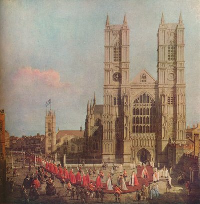 Procession of the Order of the Bath by Giovanni Antonio Canal