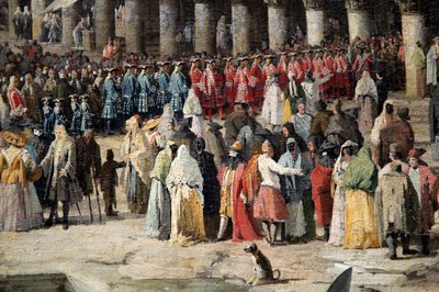 Reception of the French Ambassador in Venice, 1726-1727 by Canaletto