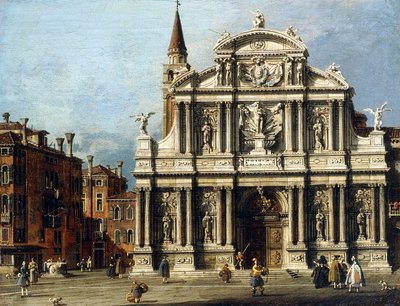 The Church and Campo of Santo Maria Zobenigo, Venice by Giovanni Antonio Canal
