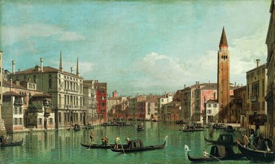 The Grand Canal, Venice, Looking Southeast, with the Campo della Carità to the Right, 1730s by Giovanni Antonio Canal